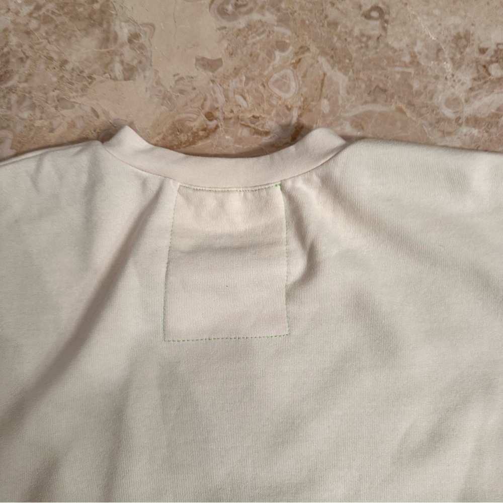 Aviator Nation Cream Sweater with Rainbow Stripes - Picture 8 of 9